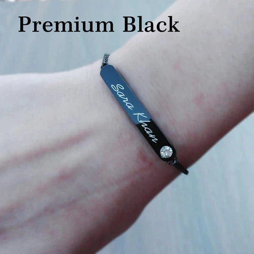 Adjustable Name Bracelet for Girls